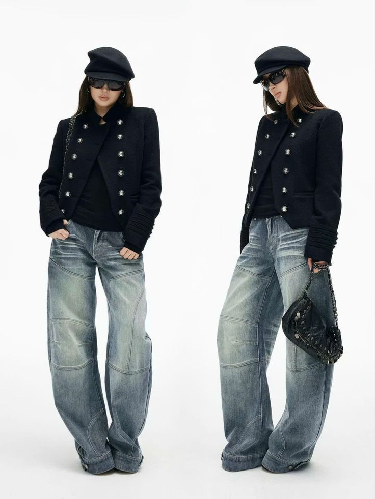 Mona Curved Panel Jeans