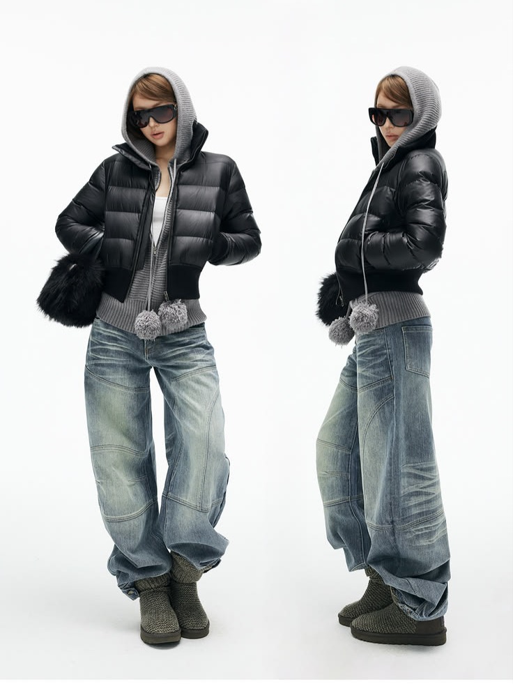 Mona Curved Panel Jeans