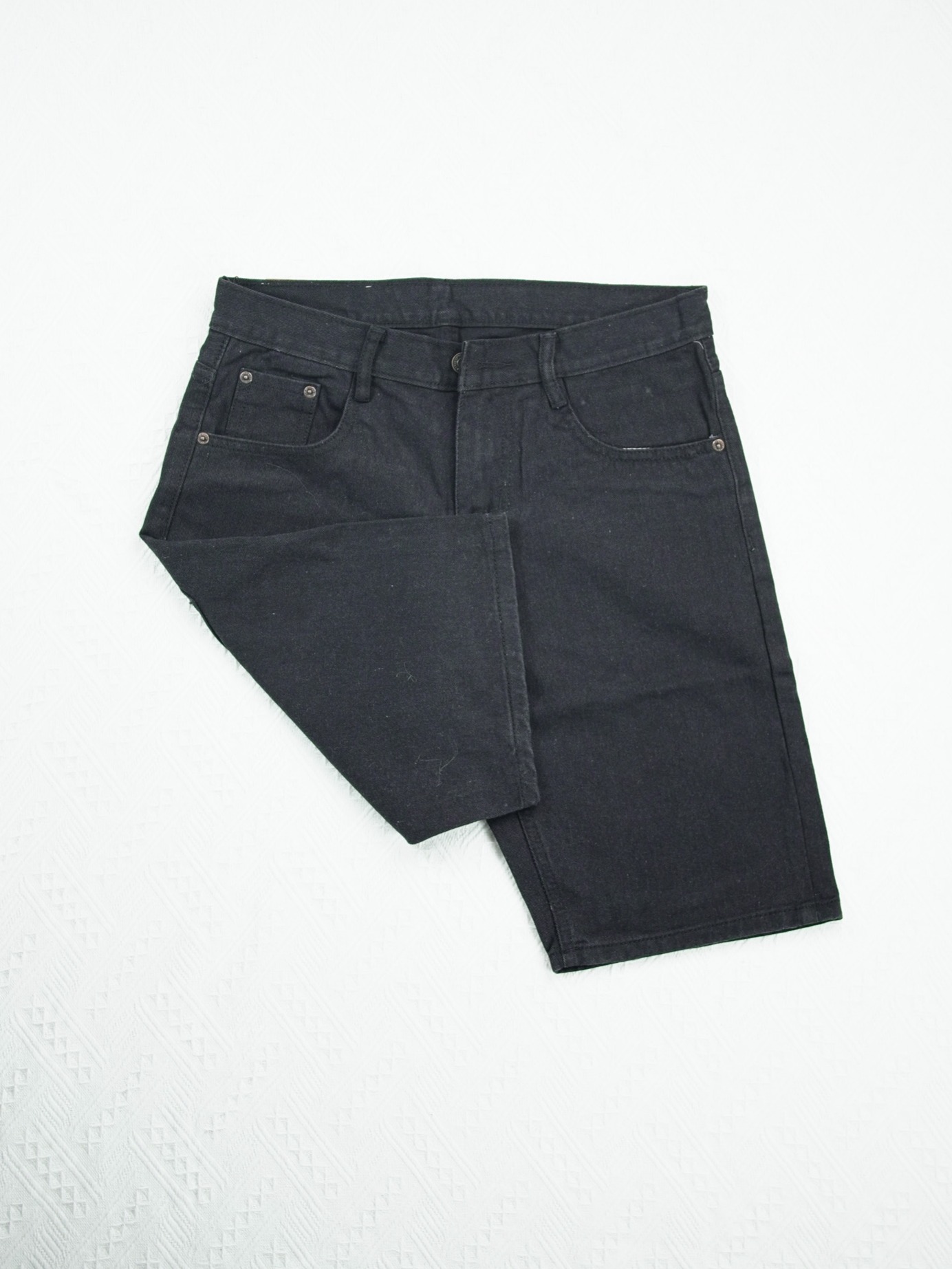 Black Minimalist Jorts