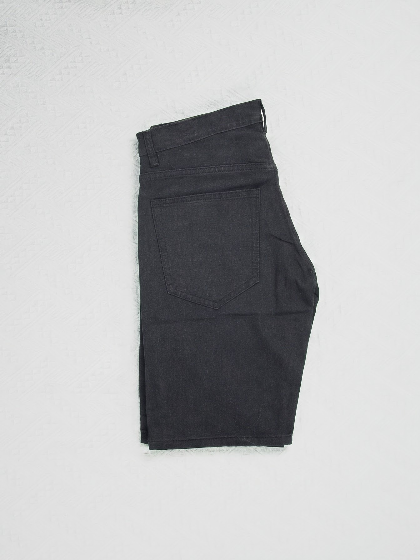 Black Minimalist Jorts