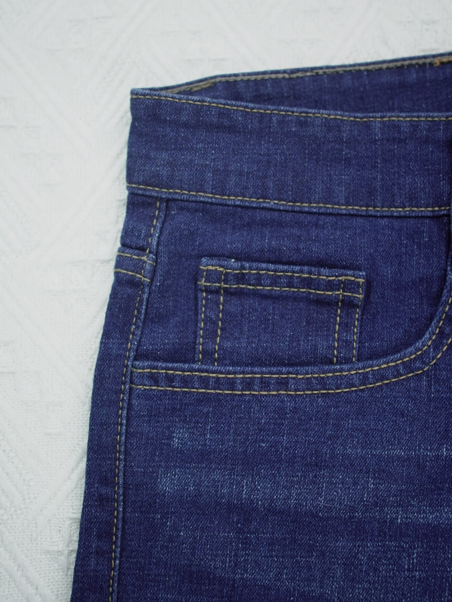 Classic Blue Slim-Fit Shorts
