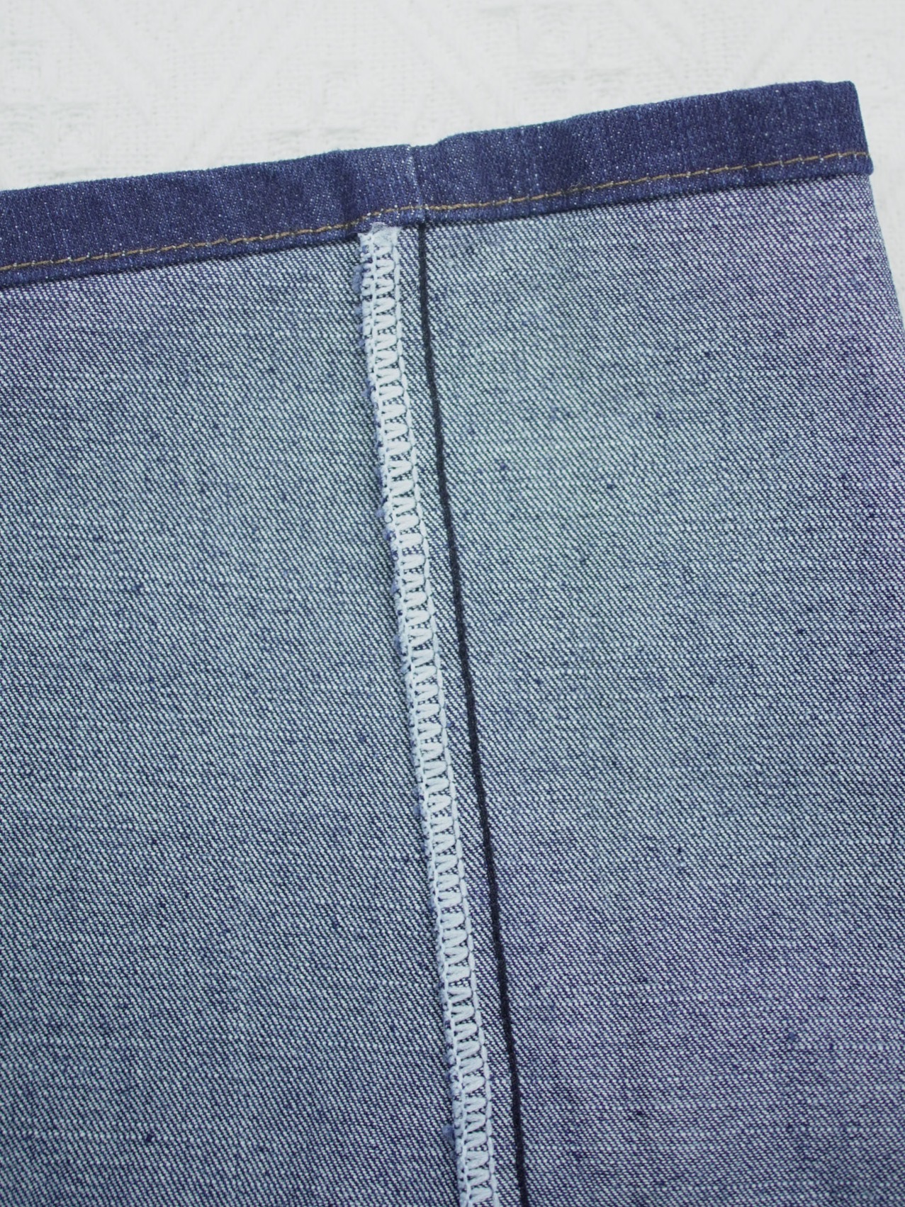 Raw Indigo Straight Shorts