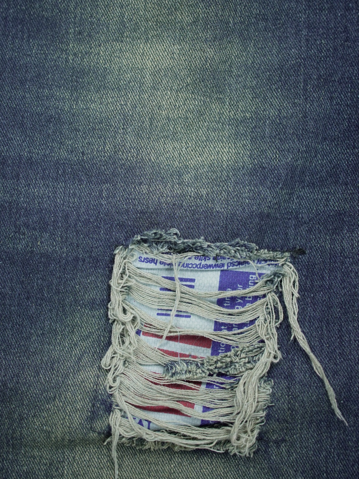 Dirty Wash Patchwork Jorts