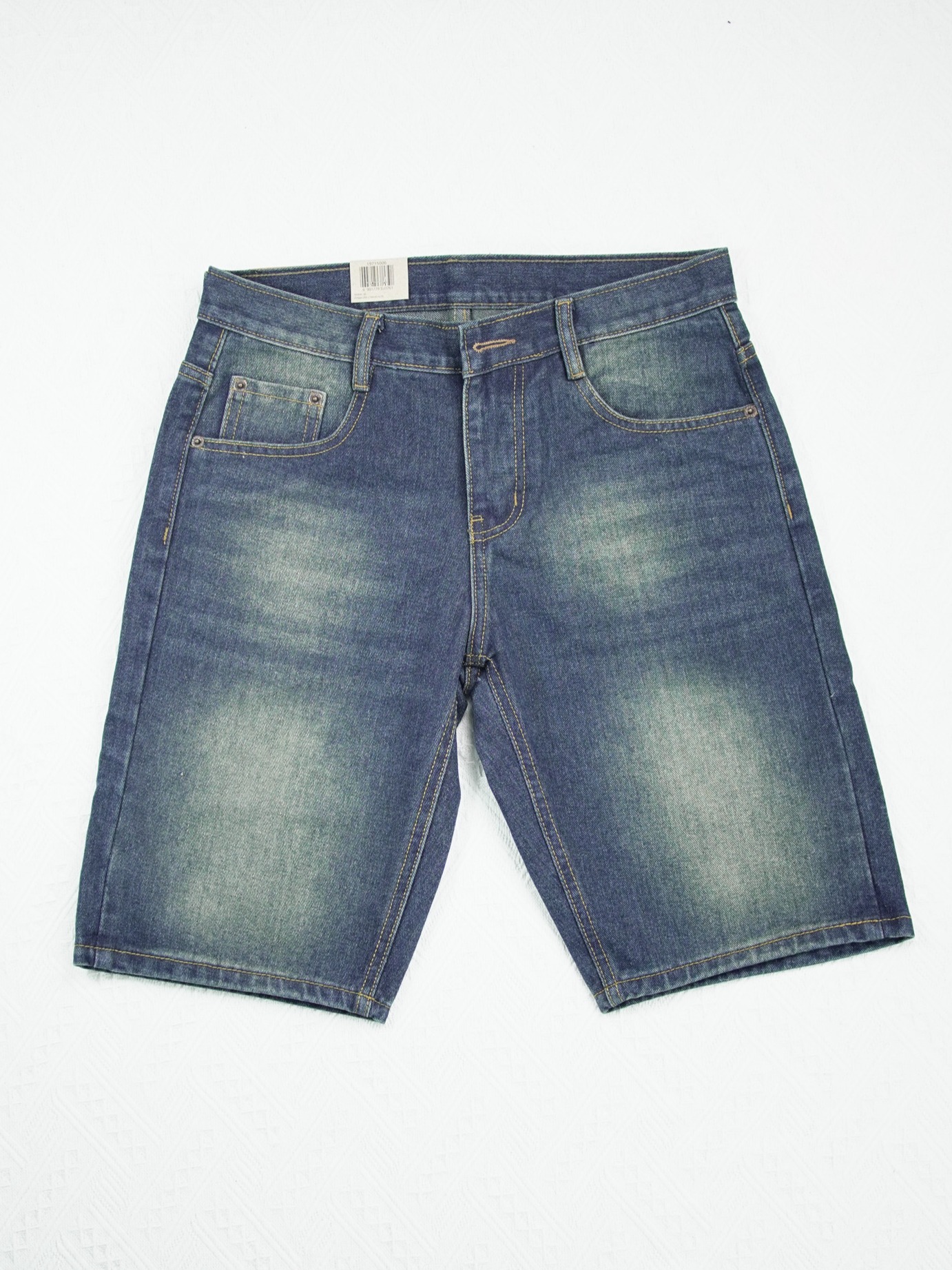 Retro Wave-Stitch Shorts