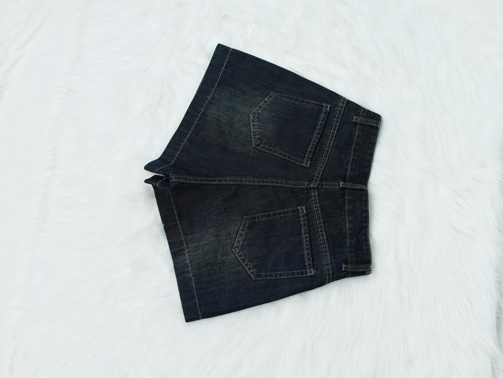 [NHÁP] Quần Short Jeans Wash Xanh Nhạt