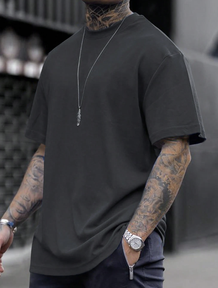 Áo Thun Oversized Cổ Tròn